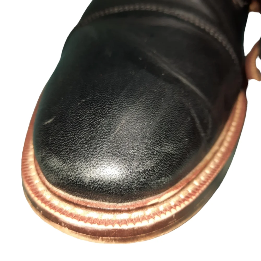 Blake McKay Clark T9 Black Leather Oxford Dress Shoe SZ 10.5